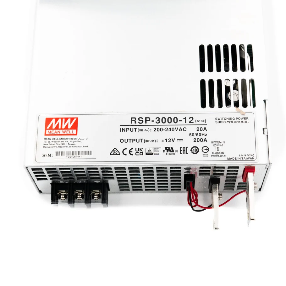 منبع تغذیه RSP-3000-12 نمای روبرو