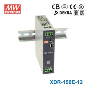 منبع تغذیه ریلی 12 ولت 11 آمپر مین‌ول مدل XDR-150E-12