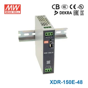 منبع تغذیه ریلی 48 ولت 3.25 آمپر مین‌ول مدل XDR-150E-48