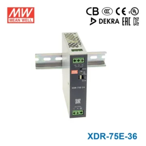 منبع تغذیه ریلی 36 ولت 2.1 آمپر مین‌ول مدل XDR-75E-36