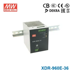 منبع تغذیه ریلی 36 ولت 26.6 آمپر مین‌ول مدل XDR-960E-36