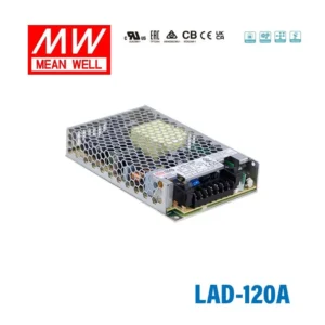 منبع تغذیه امنیتی با شارژر باتری 13.8 ولت مین‌ول مدل LAD-120A