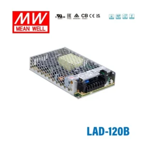 منبع تغذیه امنیتی با شارژر باتری 27.6 ولت مین‌ول مدل LAD-120B